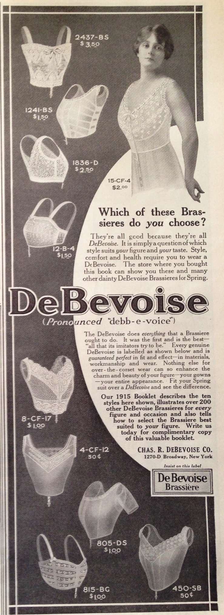Lingerie of 1915 and the Questionable Invention of the Brassiere