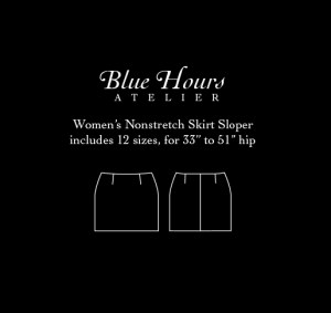 women's woven skirt sloper pattern PDF download